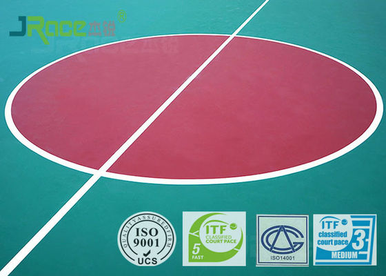 Sports Training Ground Basketball Court Flooring , Synthetic Sports Flooring For Tennis Play