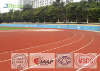 13mm Track And Field Surface , Rubberized Track Surface Customized Color