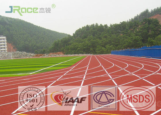 Custom Polyurethane Track Surface Anti Static For High School / College