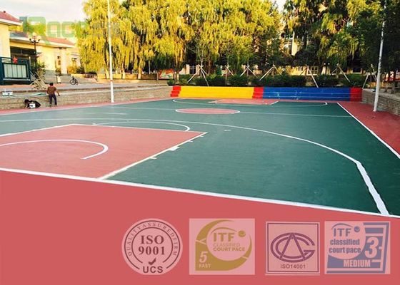Internation Standard Sport Court Flooring Athletic Rubber Liquid System