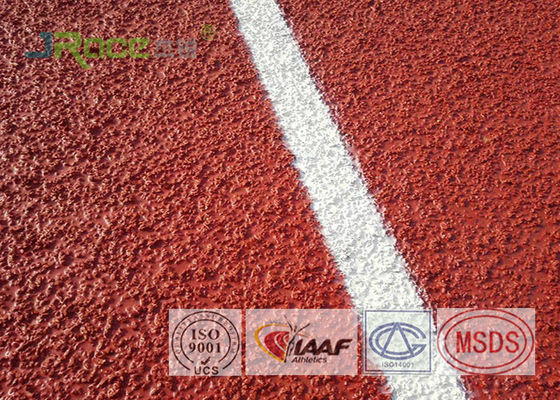 Colorful EPDM Rubber Running Track Surface , Outdoor Running Track Flooring